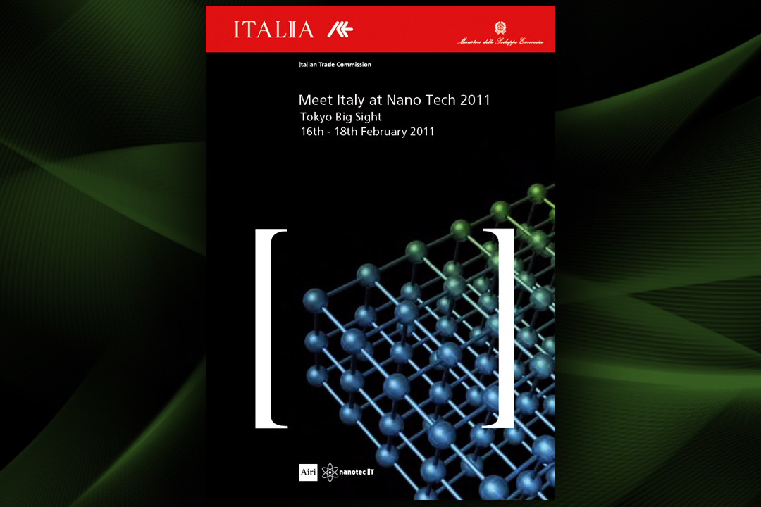Meet Italy at Nano Tech - Tokyo. Panel, brochure